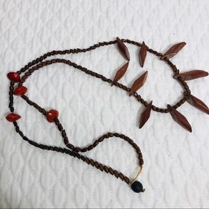 🌻Handcrafted Natural Seed Necklace